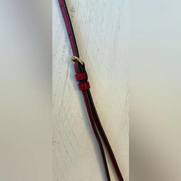 Coach Red Leather Crossbody - Picture 7 of 11